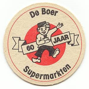 De Boer supermarkten   — viltje