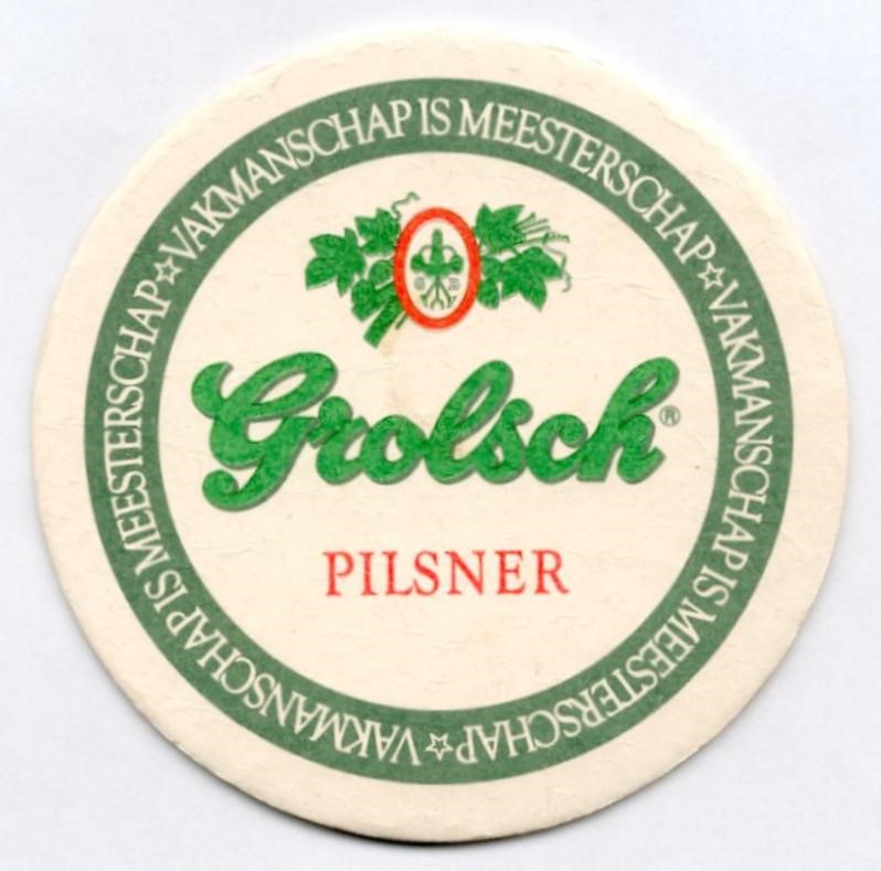 Vakmanschap is meesterschap (groen/wit)  — viltje