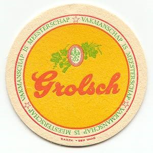 Vakmanschap is meesterschap (geel/wit) — viltje