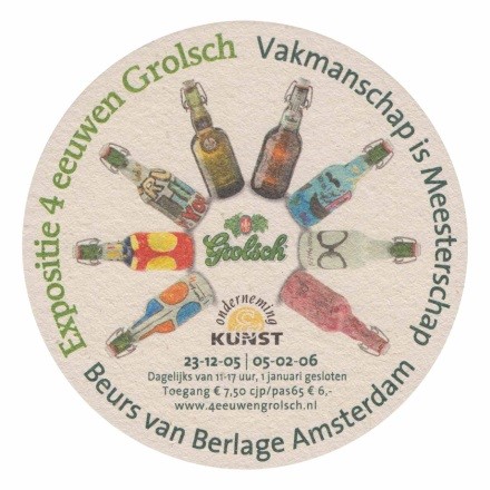 Expositie 4 eeuwen Grolsch — viltje2